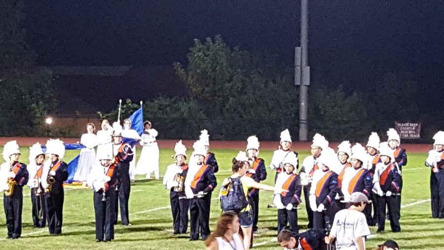 On Saturday, Sept. 10,  the DHS Marching Band took first place at Bethel High
Schools Quest for the Best marching band competition. DHS
received awards for Best Music, Best Visual, and Best Effect.