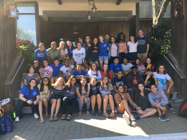 2018 Peer Leaders gather for their annual conference at the Interlaken in Lakeville, CT.