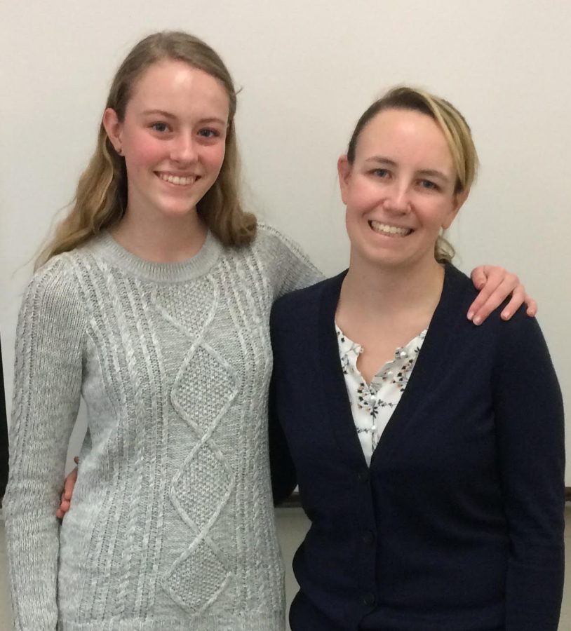Sophomore Laura Snow won the DHS Poetry Out Loud competition organized by English teacher Elise Tobin. Snow now will compete at the state level.