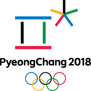 The official logo of the 2018 Olympics. The opening ceremony in South Korea is scheduled Friday, Feb. 9.