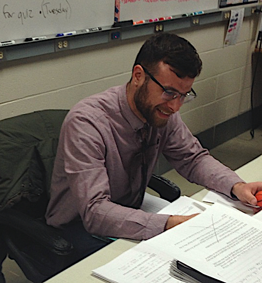 Social studies teacher Julian Shafer recently testified before state lawmakers in support of a bill that would allow undocumented students to apply for college financial aid. 