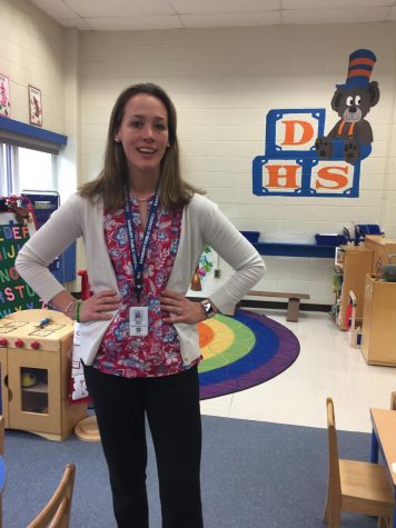 Newly hired Erica Keane hopes to generate community interest in the Little Hatters' pre-school program.