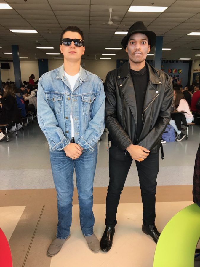 Students dressed up for Halloween at DHS