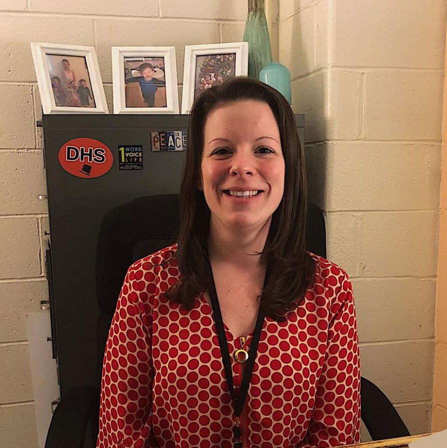 Gina Vanak is a new guidance counselor, filling the position left open when Michael Boucher accepted another job. She is in the Level 3 office. Before joining DHS, she worked for 10 years at Brookfield High School.