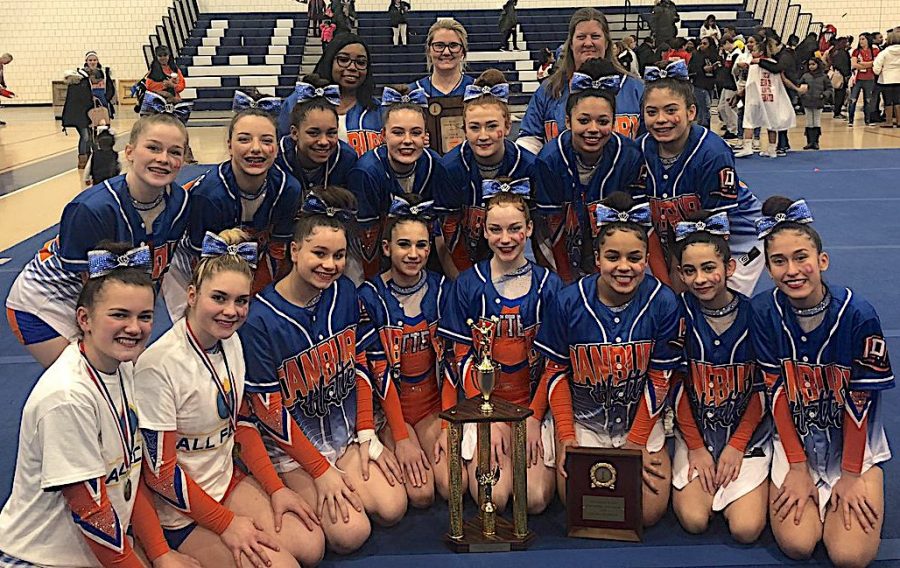 The cheerleaders once again earned the FCIAC title on Feb. 2.  