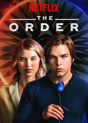 The new Netflix original series The Order, released on March 7th, features Jake Manley as Jack Morton, right, and Sarah Grey as Alyssa Drake, left. 