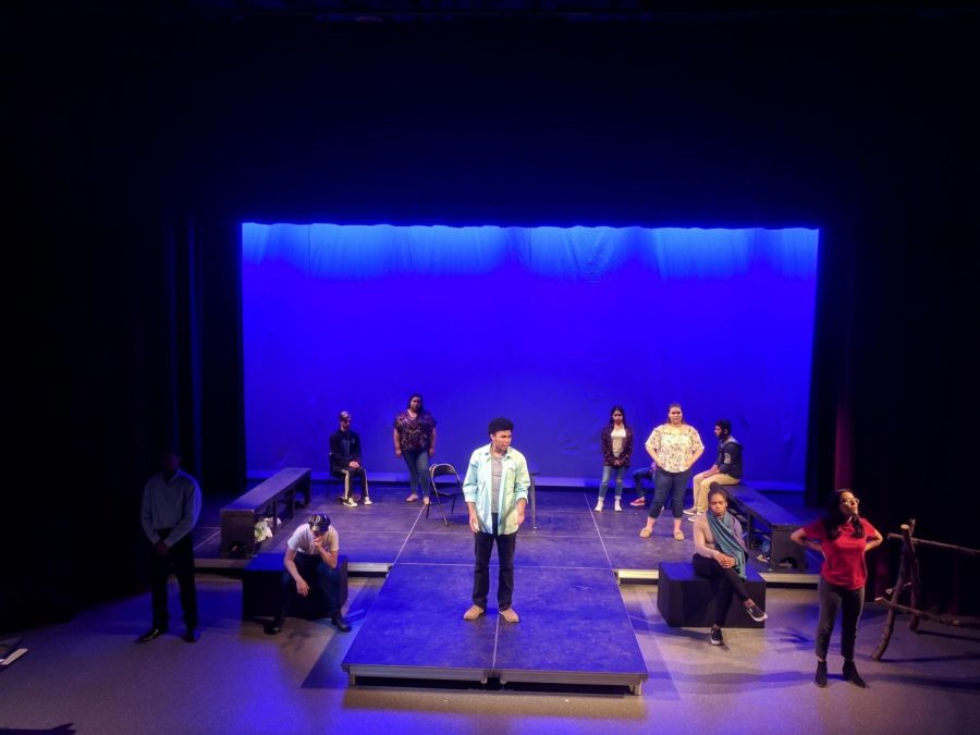 DHS acting class putting on The Laramie Project: a show depicting the town of Laramie, Wyomings reaction to the Matthew Shepard case. The acting class is one of the many art programs offered at DHS