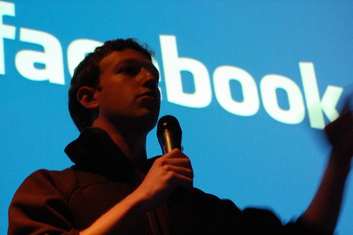 CEO Mark Zuckerberg speaking on behalf of Facebook