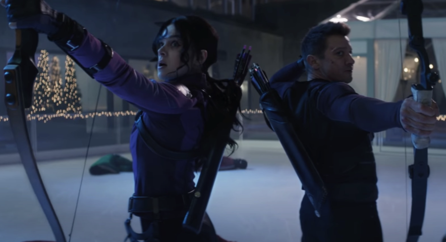 Screenshot I took from Hawkeye trailer.