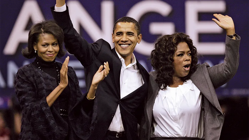 The Obamas and Oprah 