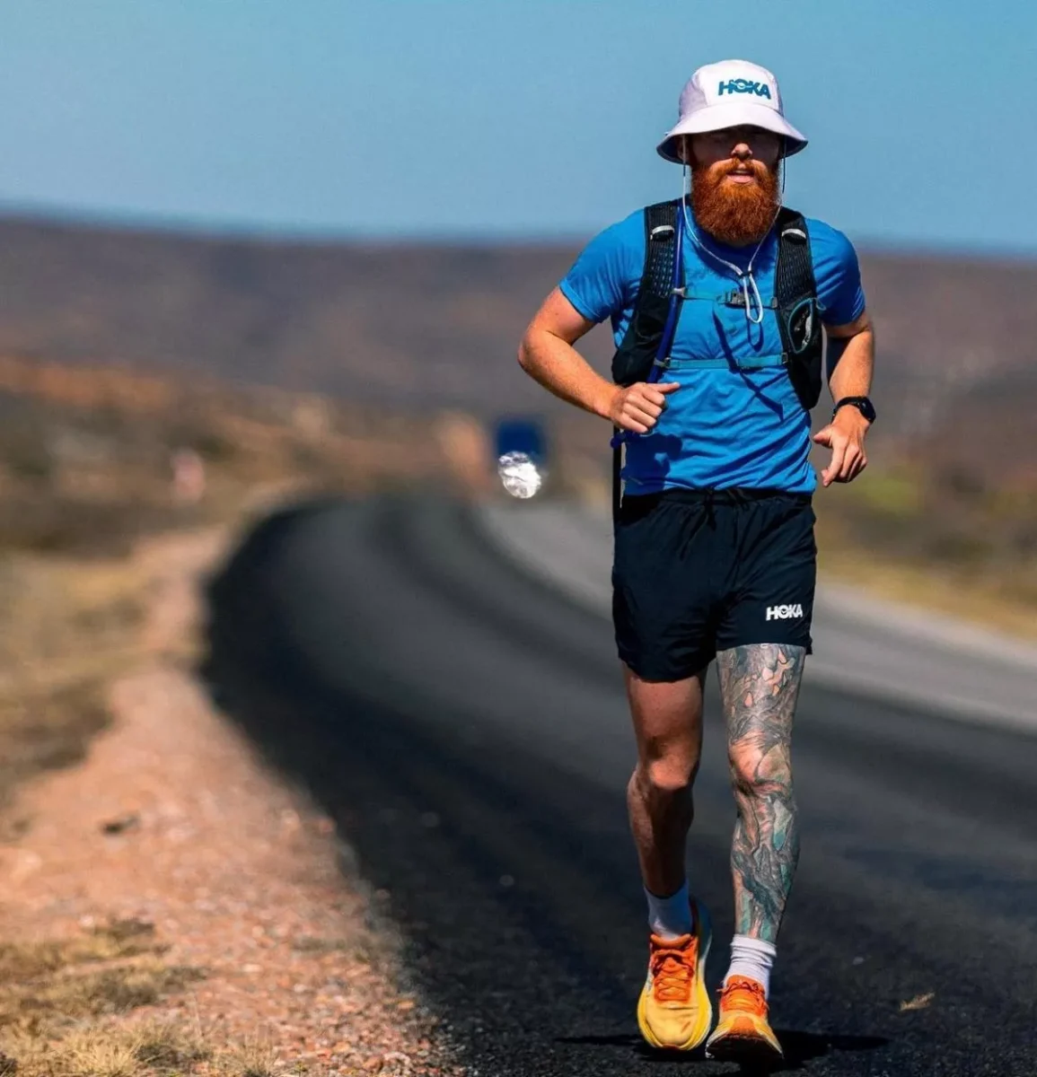 Russ Cook is on a mission to run the length of Africa 