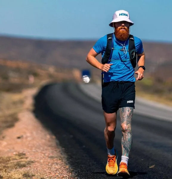 Russ Cook is on a mission to run the length of Africa 