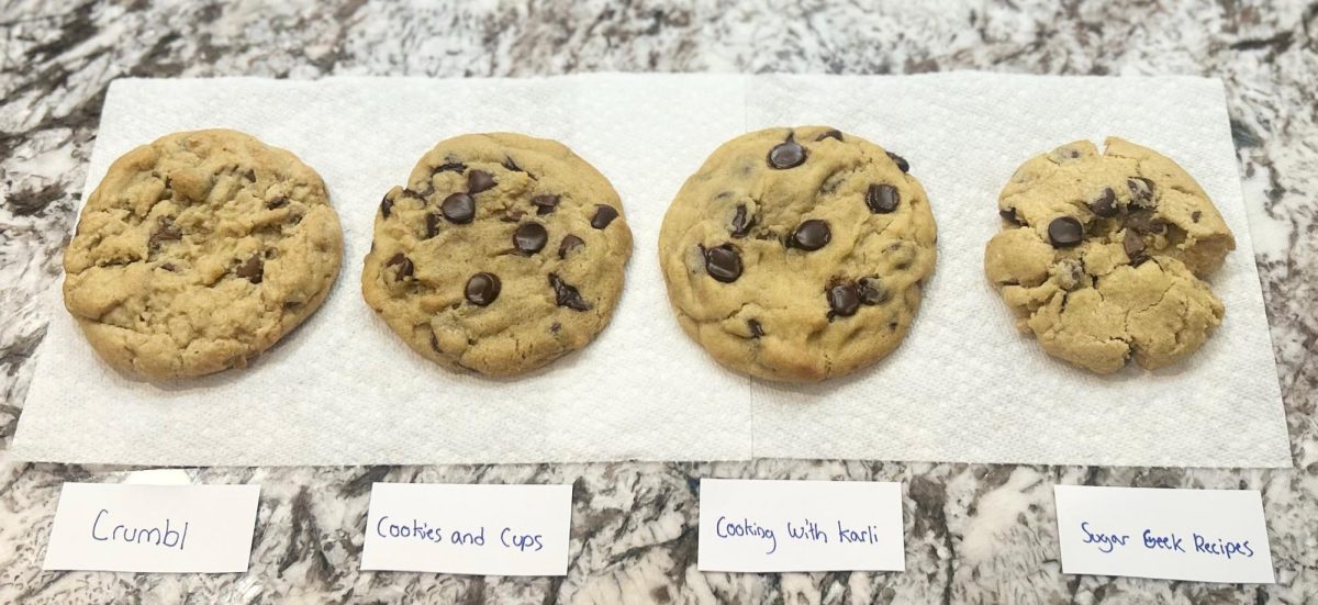 Four cookie lineup 