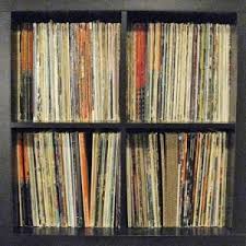 Calderon's vinyl record collection