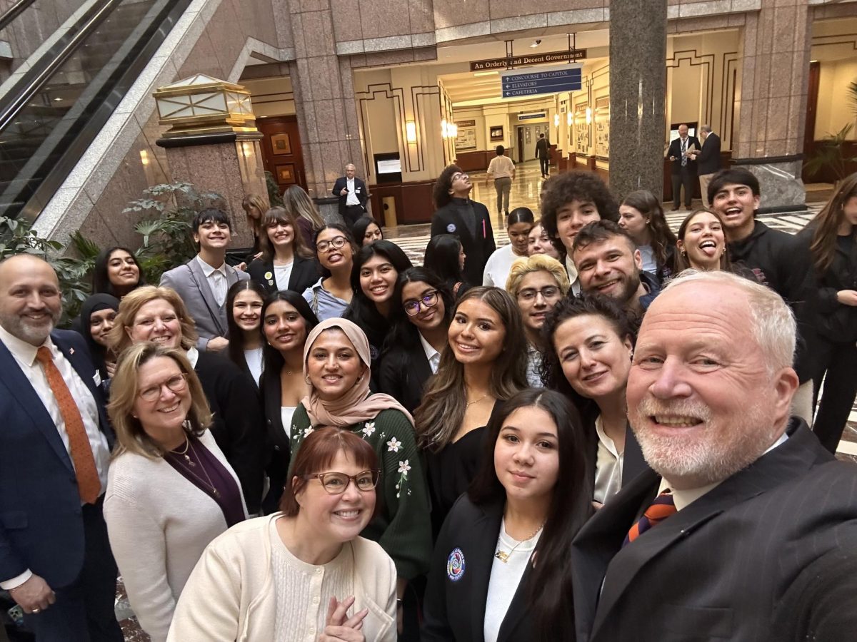 Danbury students advocate for school funding at the State Capitol